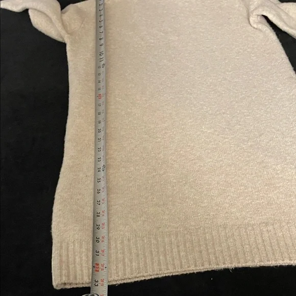 Women’s DALIA Sz XS/ECH/TP Cream Knit Sweater Dress Very Soft - Picture 6 of 6